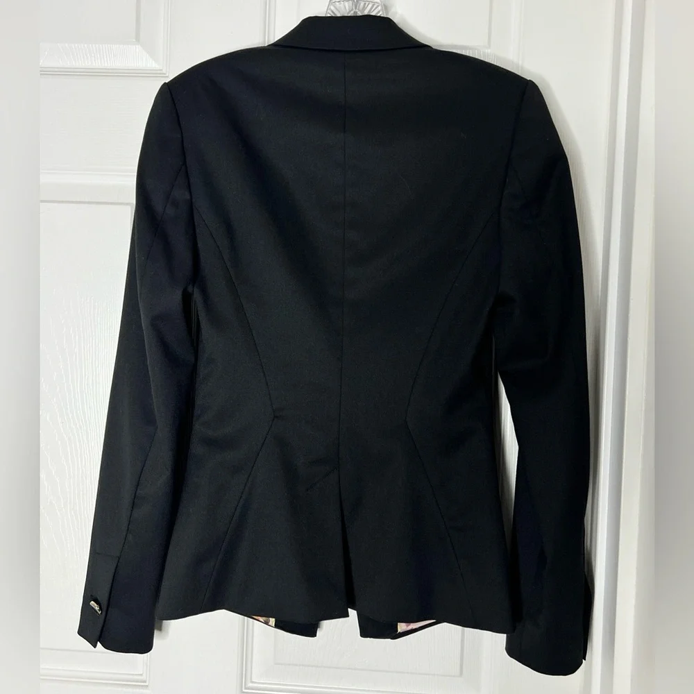 Ted Baker Wool Blend Women's Black Blazer Sz 0